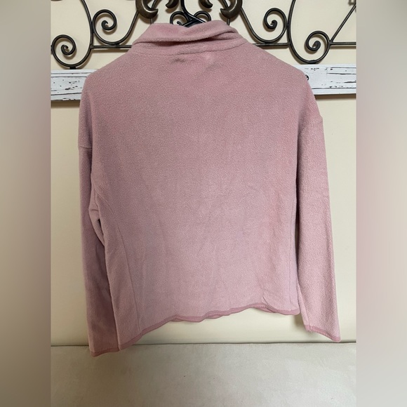 NWOT Victoria Secret’s PINK Pink Quarter Zip Fleece Jacket, Size xs - Picture 2 of 3